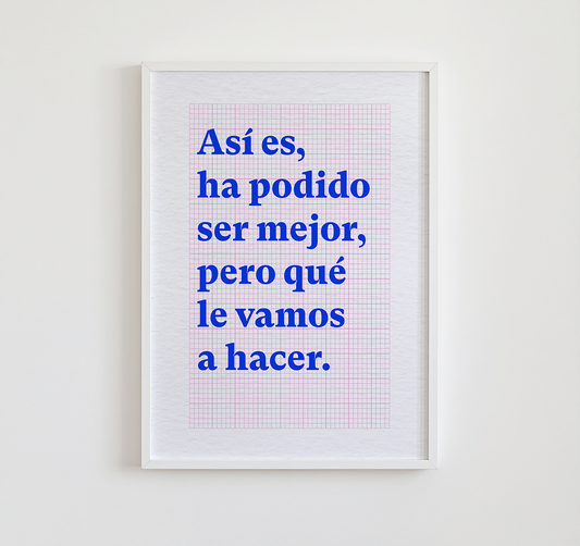 Así es, ha podido ser mejor, pero qué le vamos a hacer