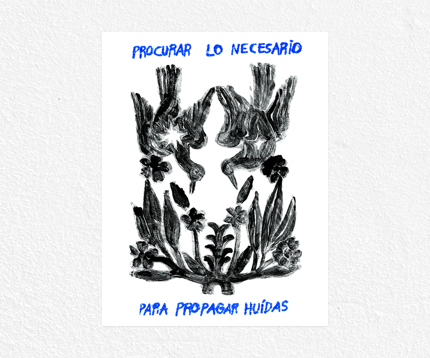 Procurar lo necesario para propagar huidas