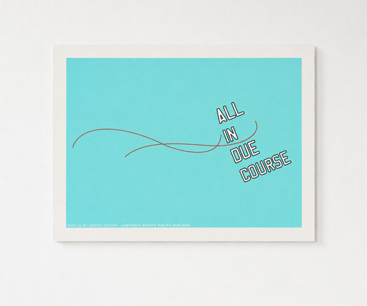 Lawrence Weiner por Big Sur