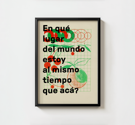 En qué lugar del mundo estoy al mismo tiempo que acá?