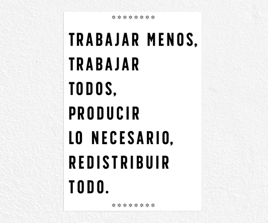 Trabajar menos